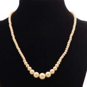 Petite Faux Pearl Choker Necklace